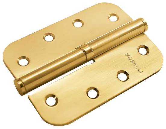Петля карточная разъемная MSND-C 100X70X2.5 SG R с подшипником стальная левая, врезная, цвет матовое золото фото купить Уральск