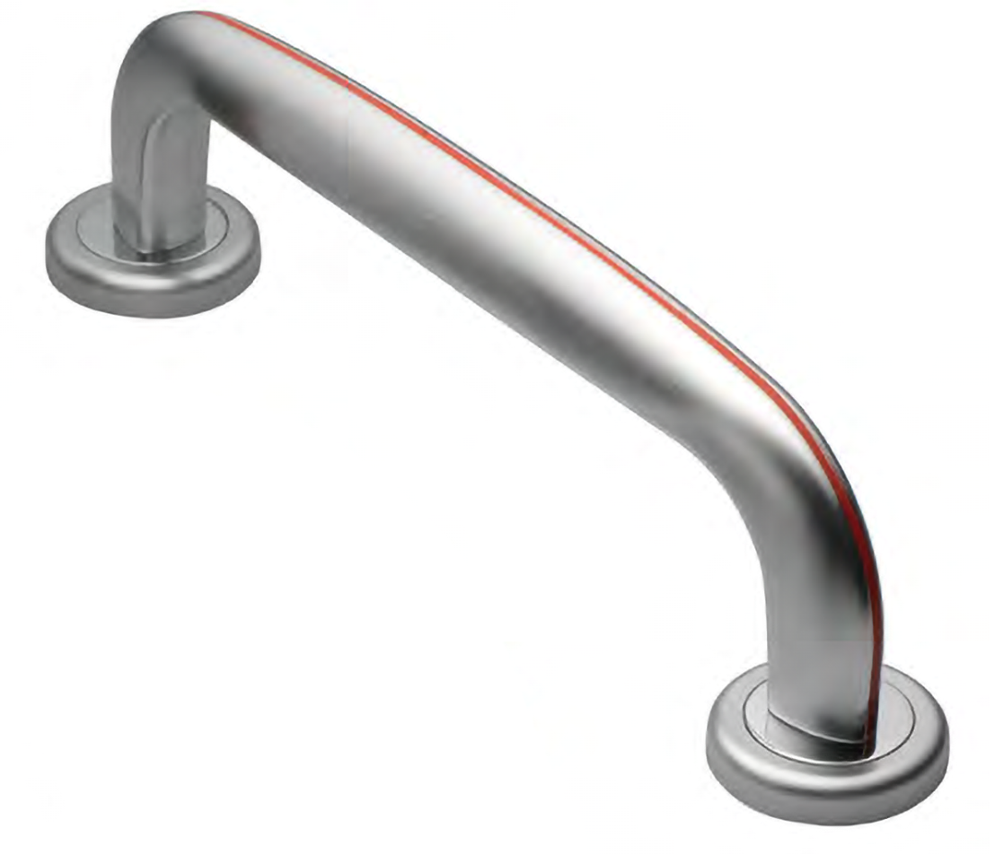 Ручка-скоба SUNRISE PH CRO/ROSSO, цвет - хром/красный фото 1 Ручка-скоба SUNRISE PH CRO/ROSSO, цвет - хром/красный фото купить Уральск