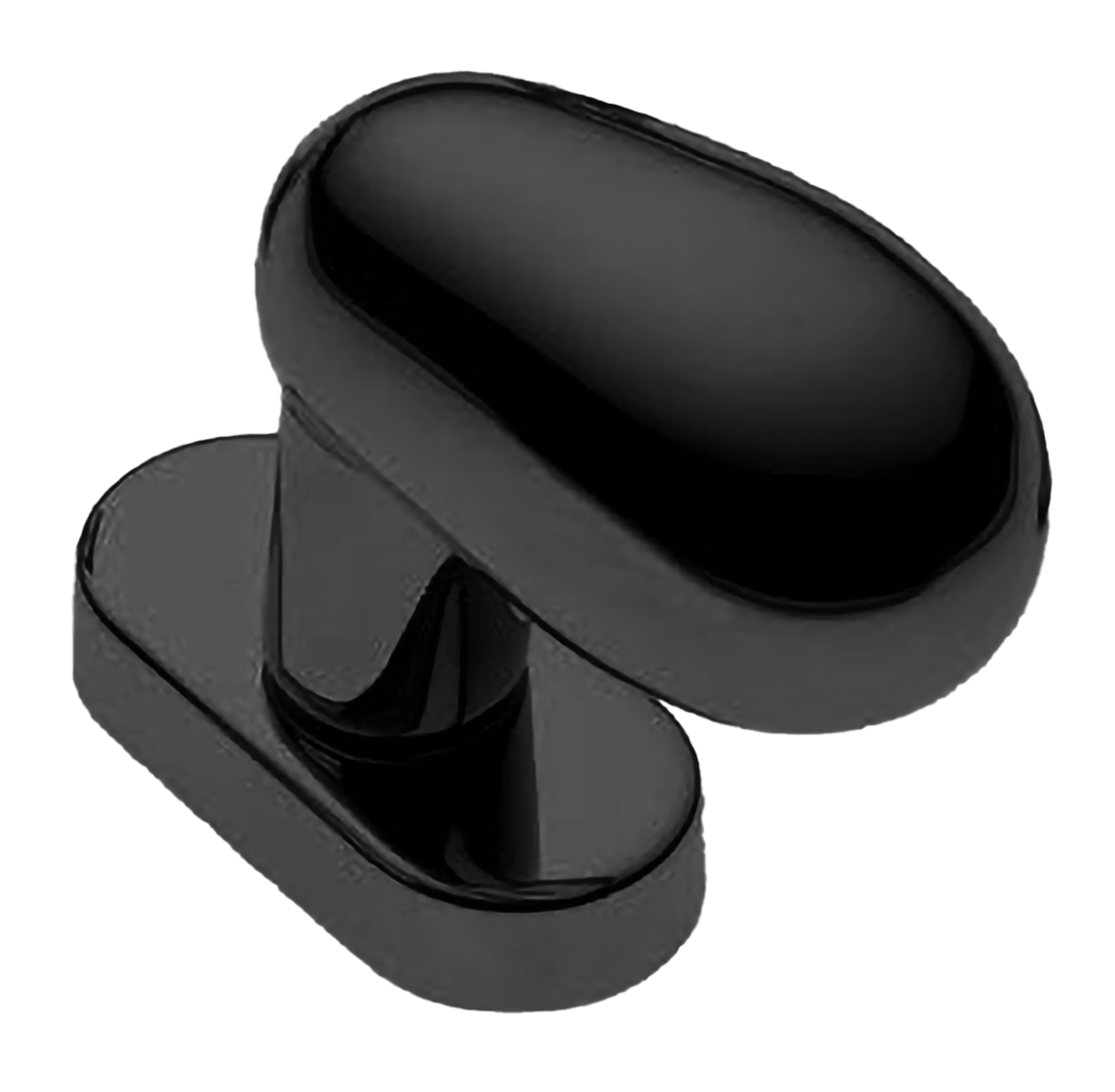Ручка оконная UOVO W1 NERO, цвет - черный фото купить Уральск
