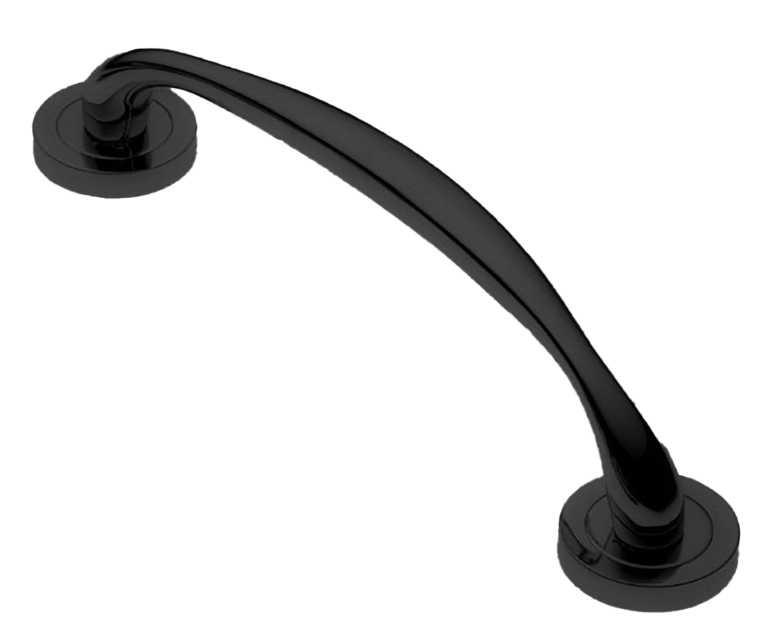 Ручка-скоба LEON PH NERO, цвет - черный фото купить Уральск