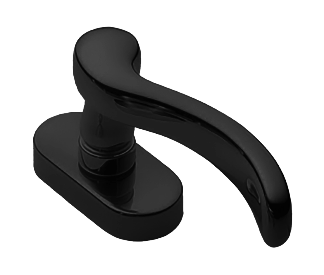 Ручка оконная ERICA W1 NERO, цвет - черный фото 1 Ручка оконная ERICA W1 NERO, цвет - черный фото купить Уральск