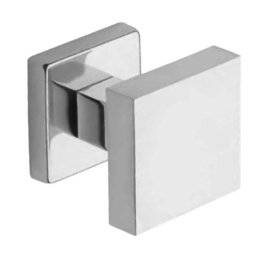 Поворотный кноб ART.QU30 CRO на квадратной розетке с накладкой, цвет - хром фото купить Уральск
