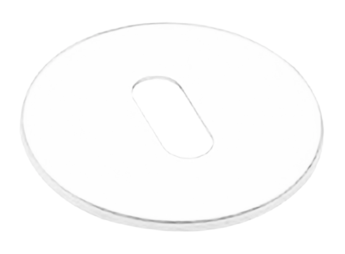 Накладка на ключевой цилиндр LUX-FK-R5 BIA на круглой розетке под ключ буратино, цвет - белый фото 1 Накладка на ключевой цилиндр LUX-FK-R5 BIA на круглой розетке под ключ буратино, цвет - белый фото купить Уральск