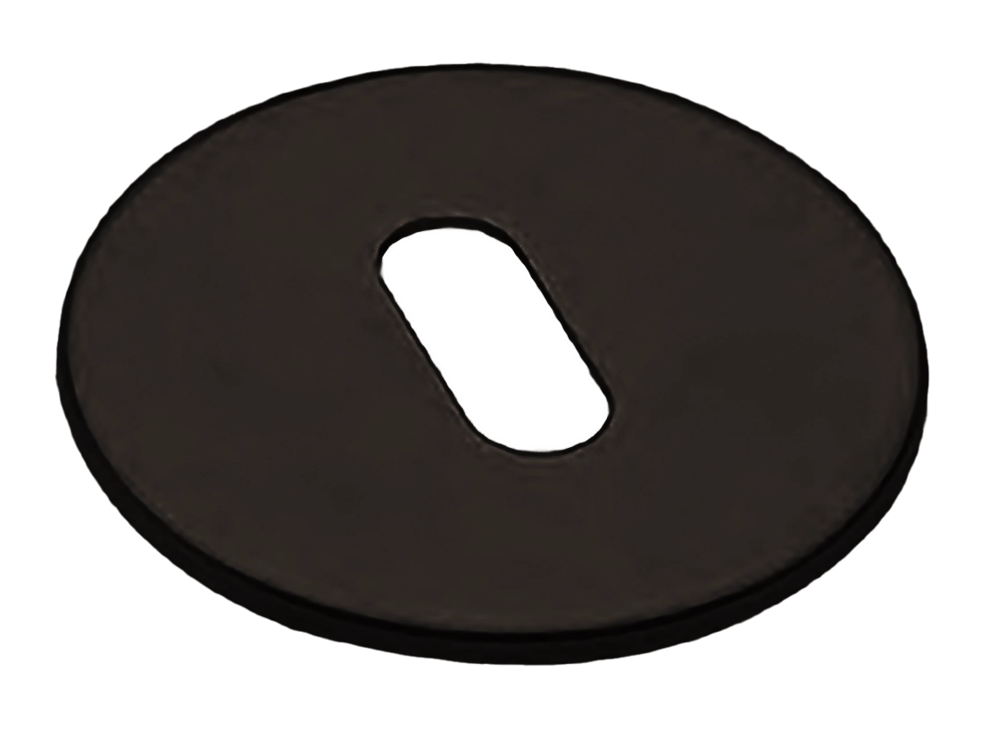 Накладка на ключевой цилиндр LUX-FK-R5 ANT на круглой розетке под ключ буратино, цвет - антрацит фото 1 Накладка на ключевой цилиндр LUX-FK-R5 ANT на круглой розетке под ключ буратино, цвет - антрацит фото купить Уральск