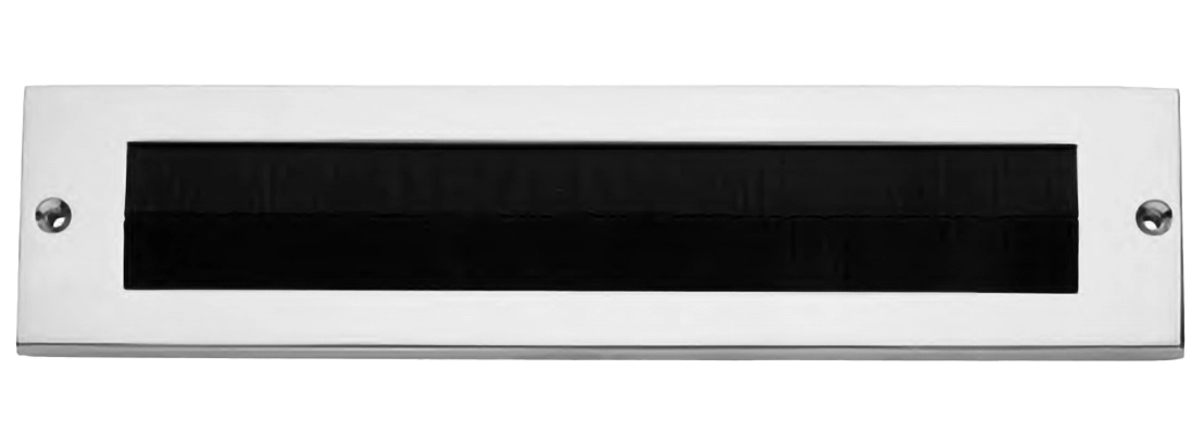 Накладка для почтового ящика ART.916 CRO прямоугольная с профилем, цвет - хром фото купить Уральск