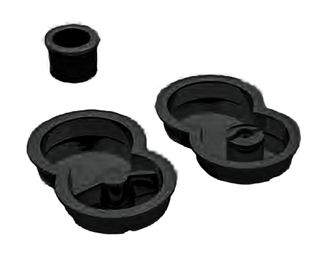 Комплект ручек INFINITY ART.85/A NERO с заверткой для раздвижной двери с торцевой ручкой, цвет - черный фото купить Уральск