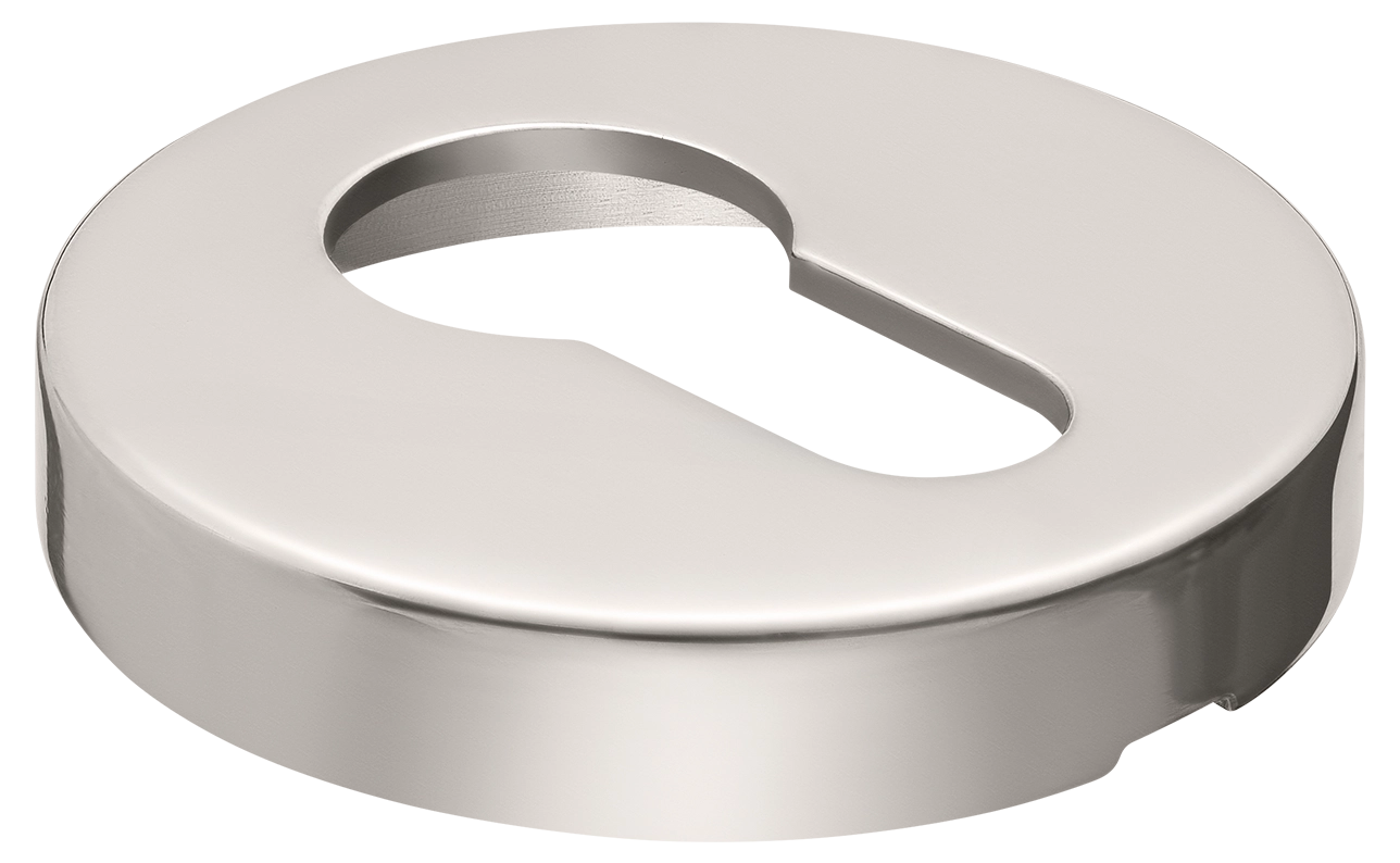 LUX-KH-R2 NIK, накладка на ключевой цилиндр на круглой розетке, цвет - никель фото 2 LUX-KH-R2 NIK, накладка на ключевой цилиндр на круглой розетке, цвет - никель фото купить в Уральске