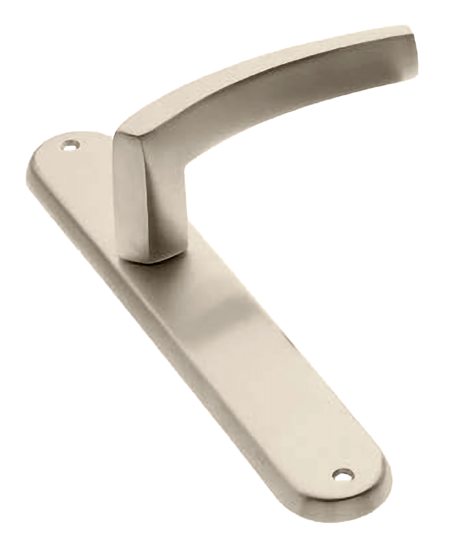 Ручка дверная на планке WIND PL NIS, цвет матовый никель, латунь фото купить в Уральске