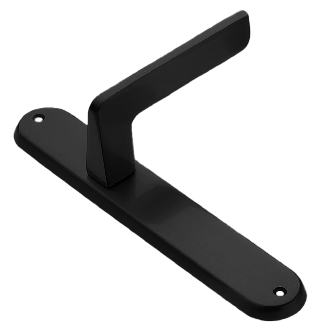 Ручка дверная на планке ROCK PL NERO, цвет черный, латунь фото купить в Уральске