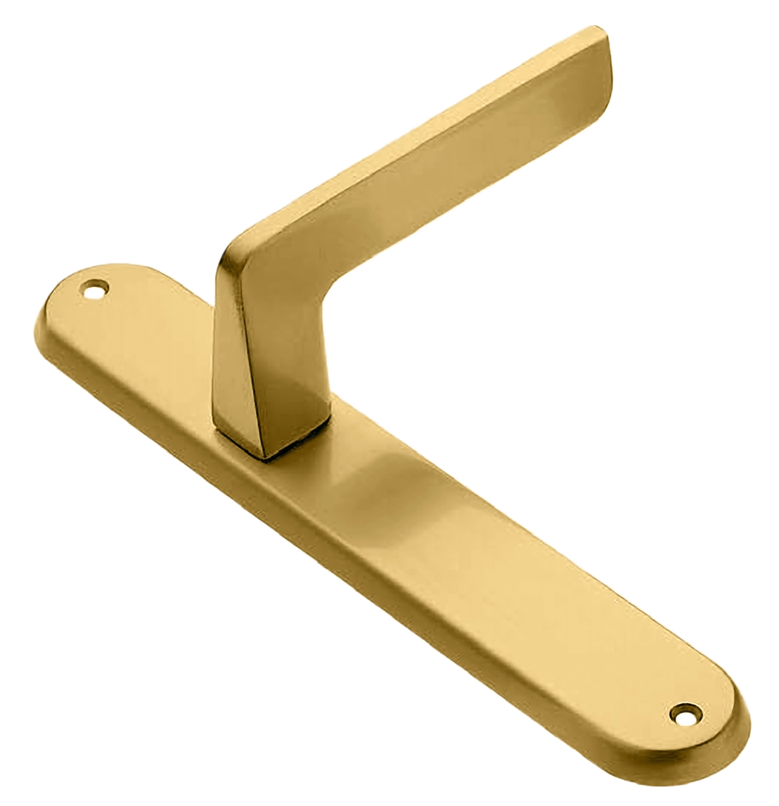 Ручка дверная на планке ROCK PL OSA, цвет матовое золото, латунь фото купить в Уральске