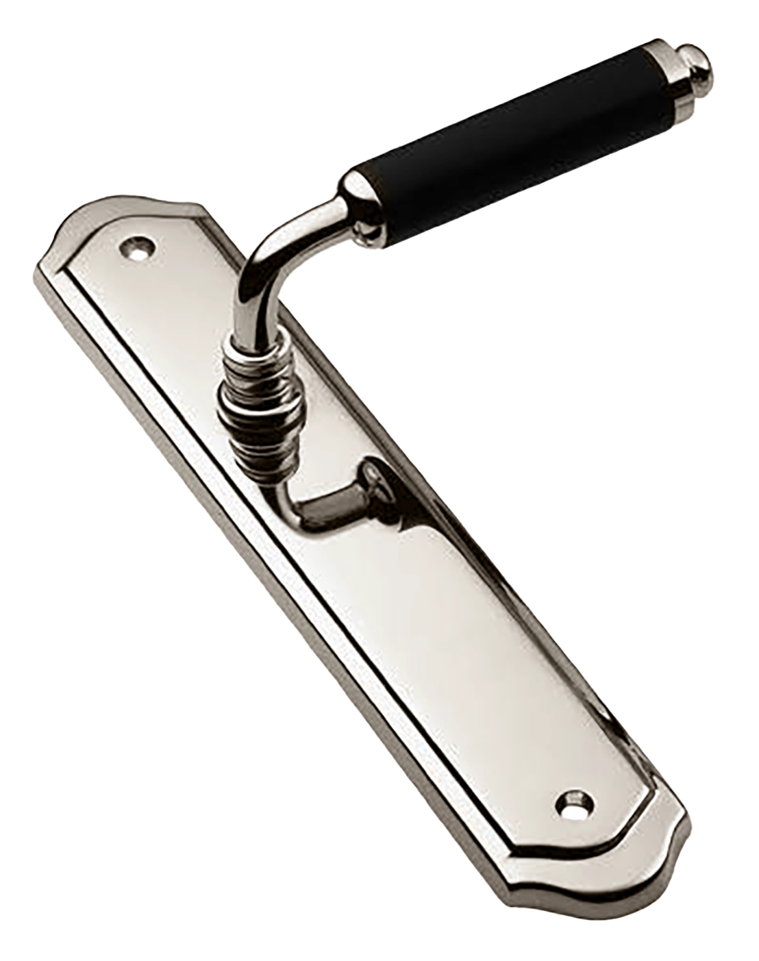 Ручка дверная на планке RIVA PL NIK, цвет никель, латунь фото купить в Уральске