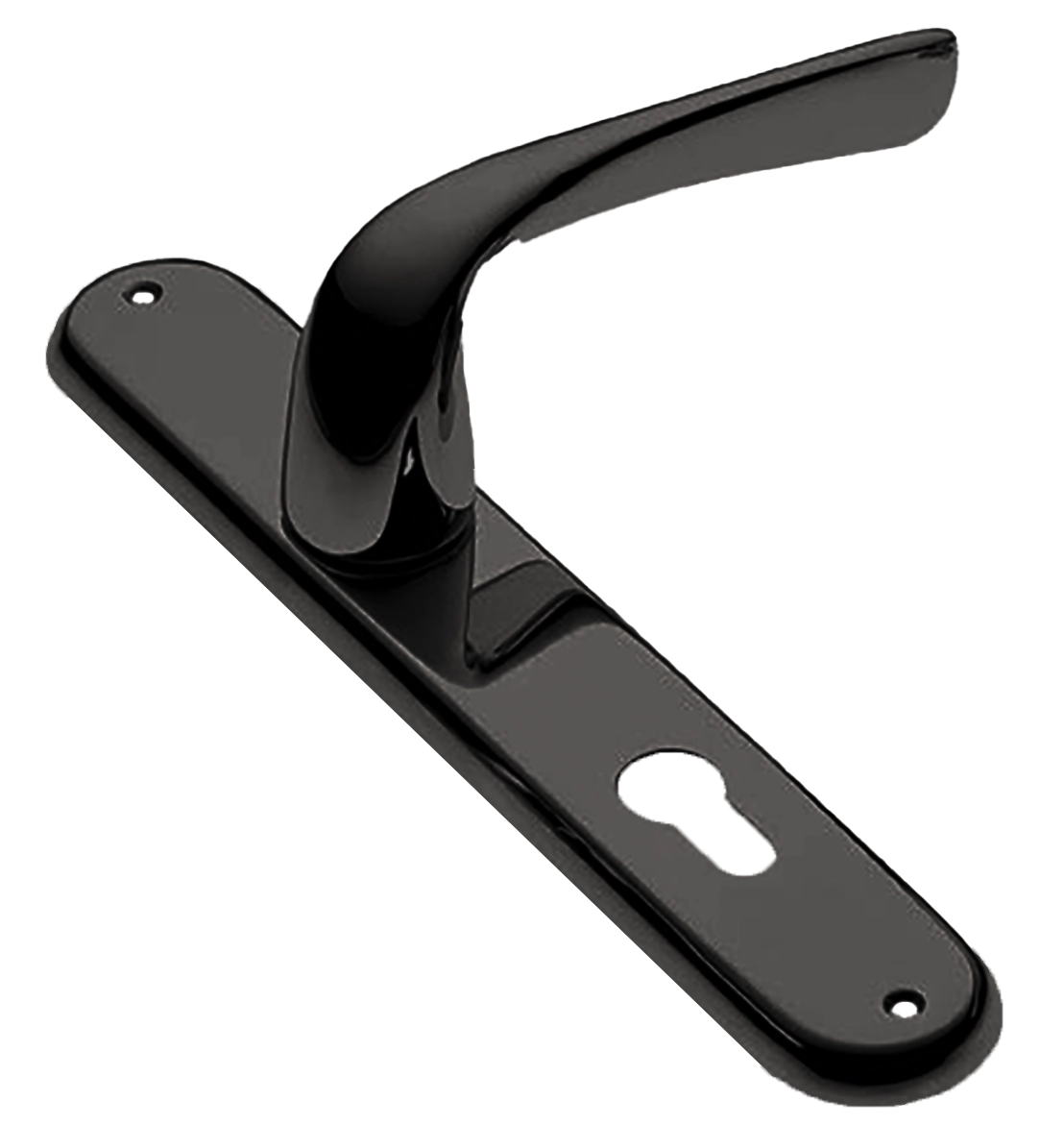 Ручка дверная на планке LE MANS PL NIN, цвет черный никель, латунь фото купить в Уральске