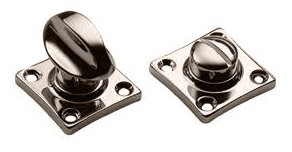 Завертка сантехническая LUX-WC-RIVA NIK на квадратной розетке цвет никель, ЦАМ фото купить в Уральске