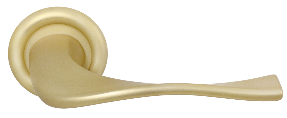 Ручка дверная SKYSCRAPER R7 AH на круглой розетке, цвет Осенний мёд/Autumn Honey фото купить Уральск