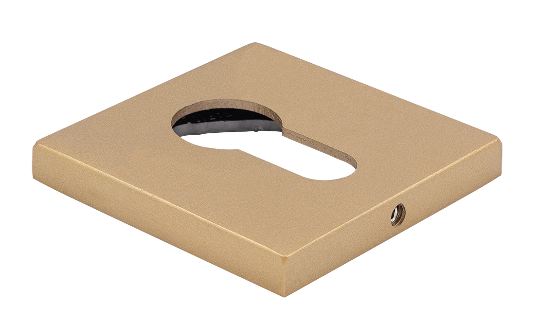 Накладка на замок MH-KH-S6 FTG под евроцилиндр, цвет матовое итальянское золото фото купить Уральск