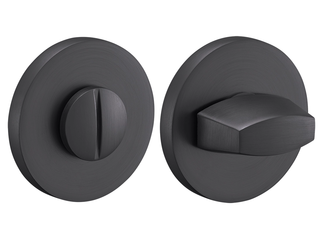 Завертка сантехническая MH-WC-R6 GR на круглой розетке, цвет графит, ЦАМ фото купить Уральск