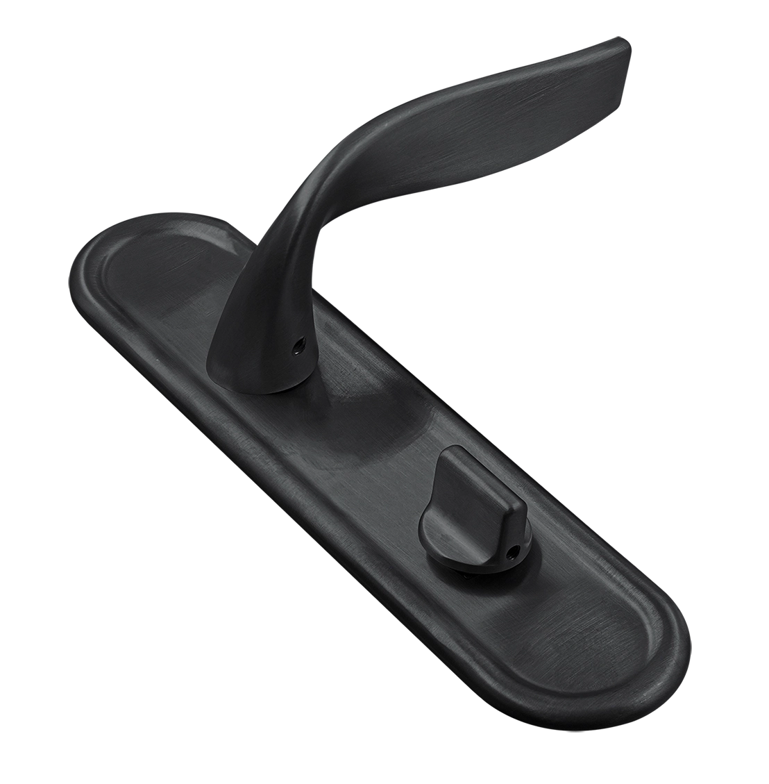 Ручка дверная SKYSCRAPER PLR WC SST на планке под сантехническую завертку, цвет Летняя гроза/Summer Storm фото купить Уральск