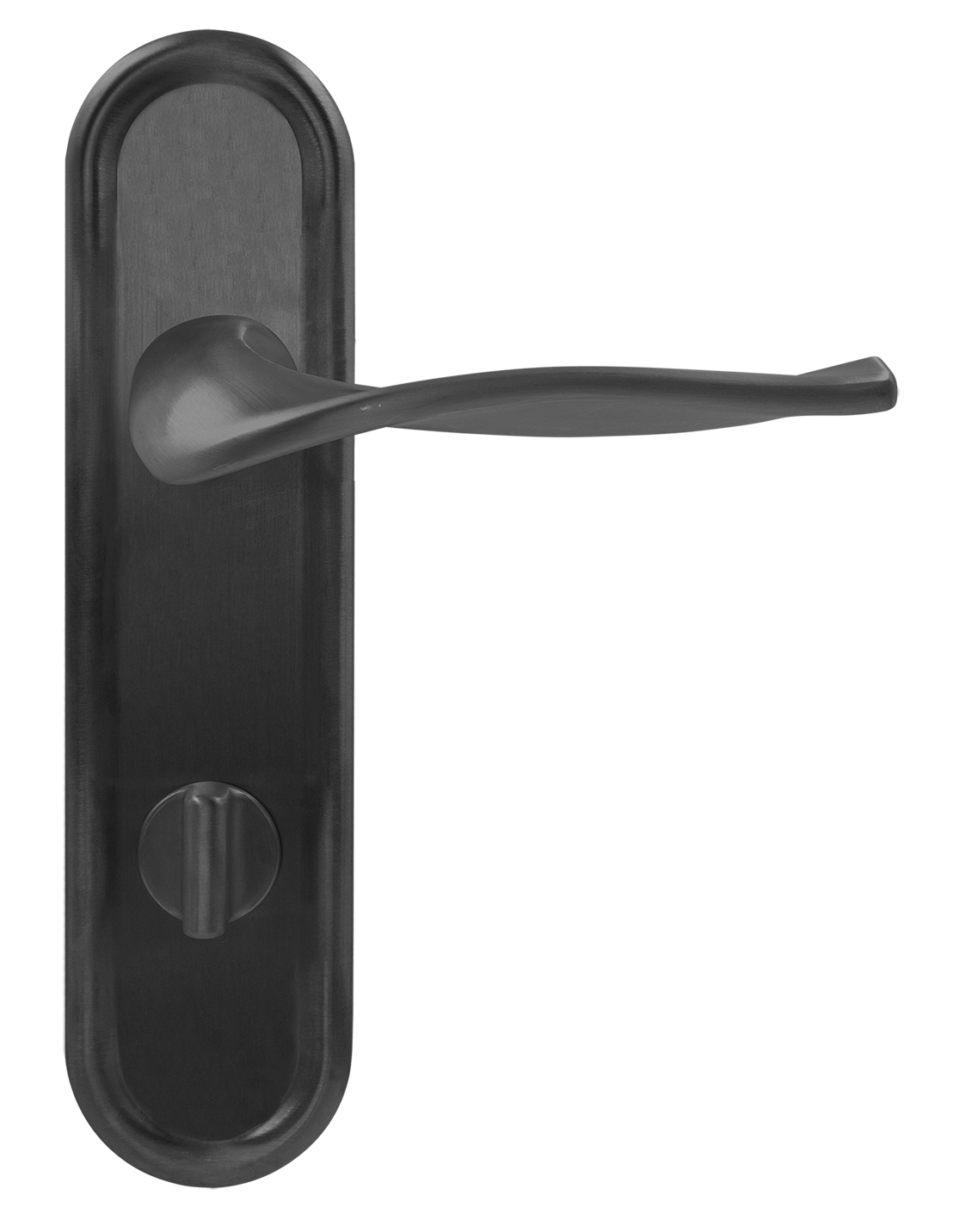 Ручка дверная SKYSCRAPER PLR WC SST на планке под сантехническую завертку, цвет Летняя гроза/Summer Storm фото купить в Уральске