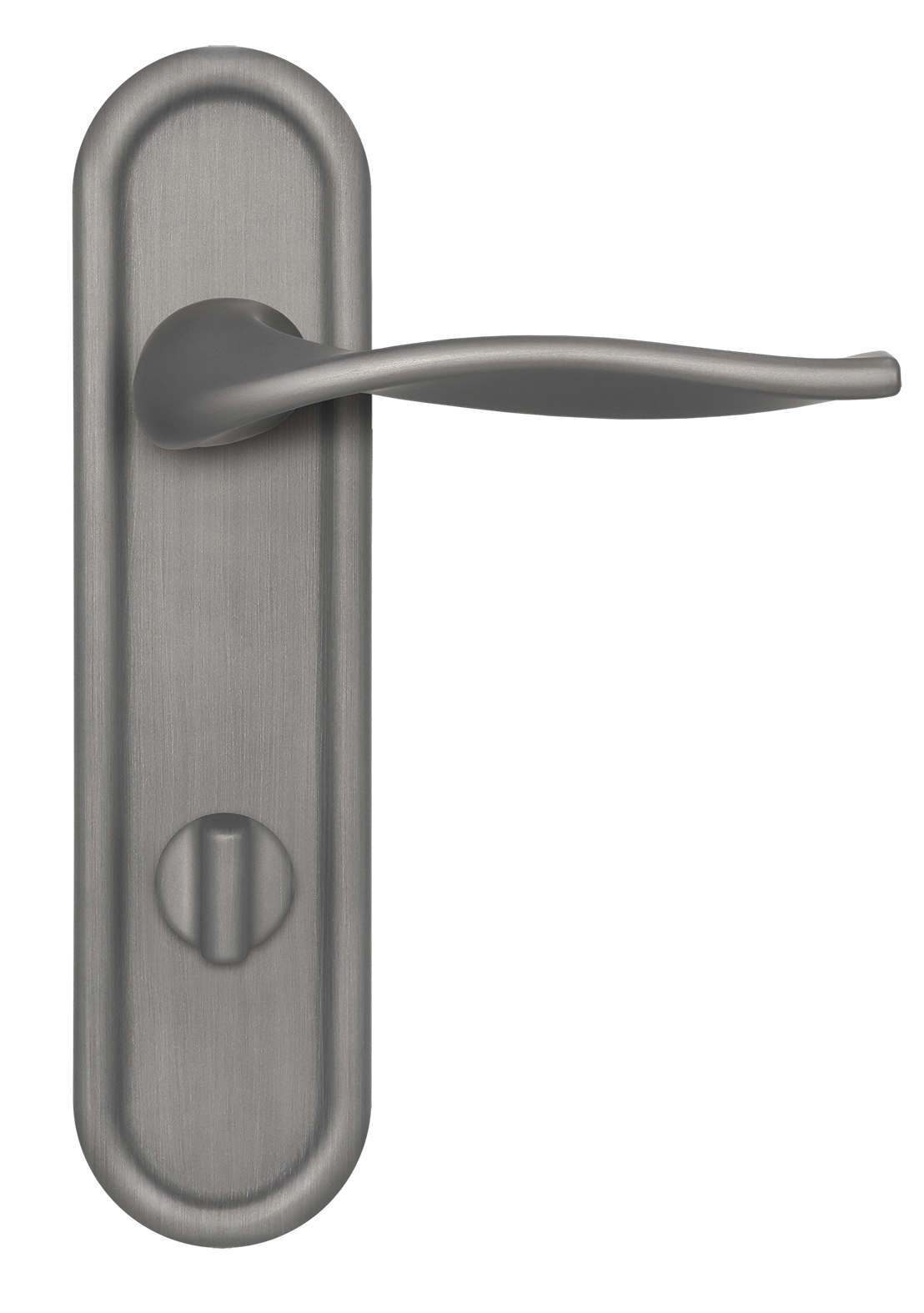 Ручка дверная SKYSCRAPER PLR WC WF на планке под сантехническую завертку, цвет Зимняя стужа/Winter Frost фото купить в Уральске