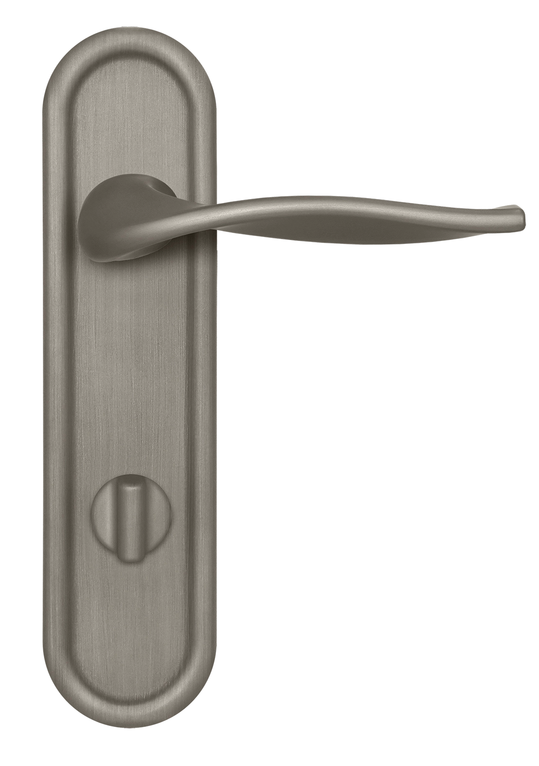 Ручка дверная SKYSCRAPER PLR WC SMI на планке под сантехническую завертку, цвет Весенняя дымка/Spring Mist фото купить в Уральске