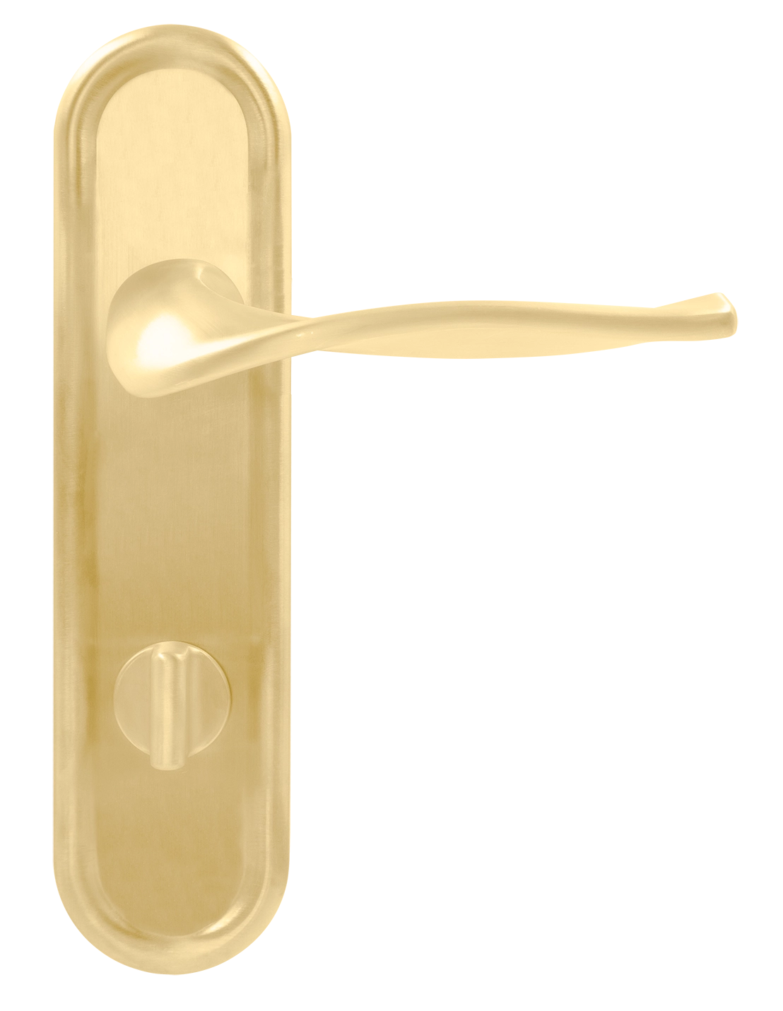 Ручка дверная SKYSCRAPER PLR WC AH на планке под сантехническую завертку, цвет Осенний мёд/Autumn Honey фото купить в Уральске