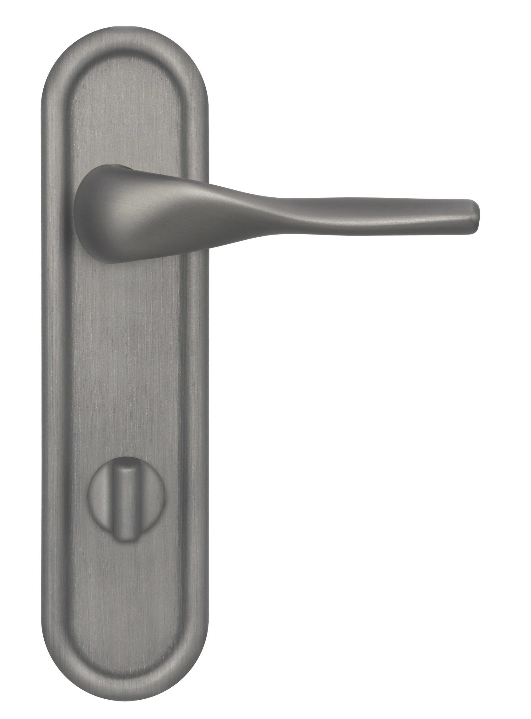 Ручка дверная LVB PLR WC WF на планке под сантехническую завертку, цвет Зимняя стужа/Winter Frost фото купить в Уральске