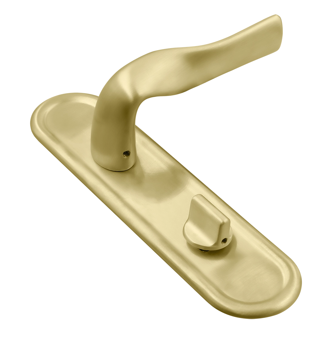 Ручка дверная LVB PLR WC AH на планке под сантехническую завертку, цвет Осенний мёд/Autumn Honey фото купить Уральск