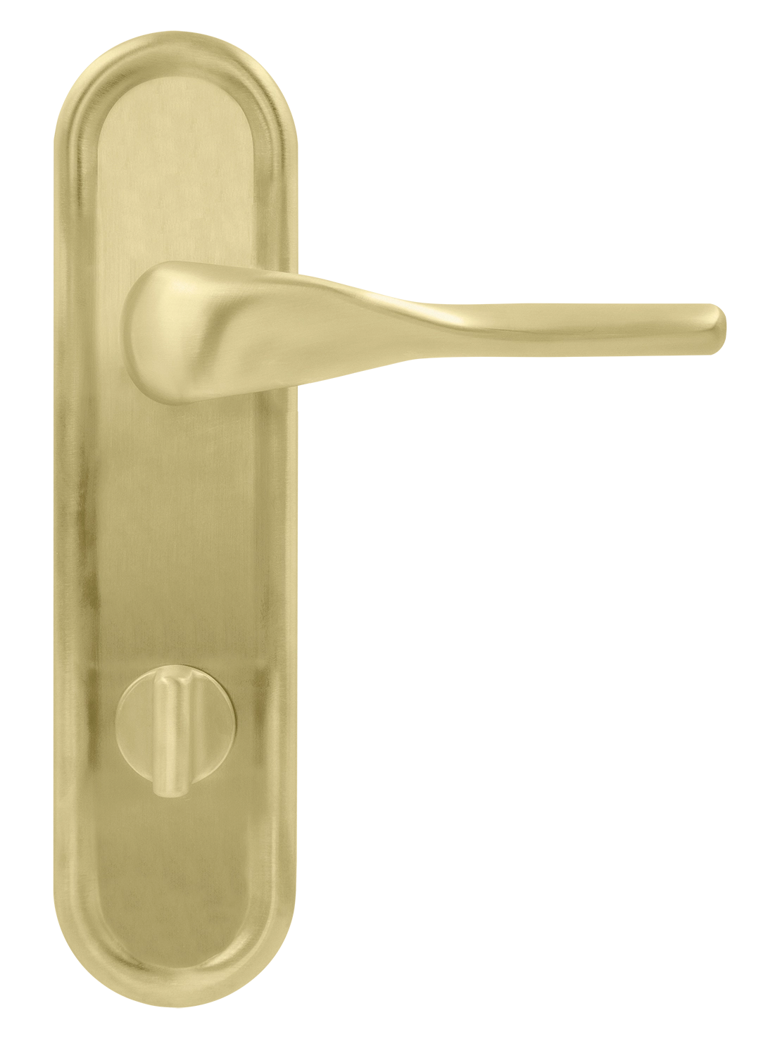 Ручка дверная LVB PLR WC AH на планке под сантехническую завертку, цвет Осенний мёд/Autumn Honey фото купить в Уральске