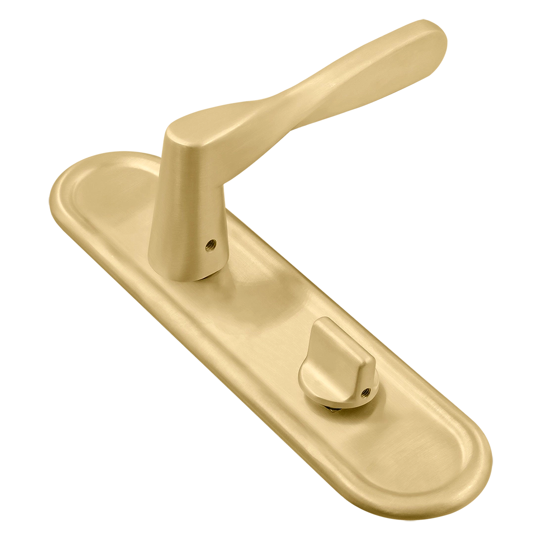 Ручка дверная THE OLYMPICS PLR WC AH на планке под сантехническую завертку, цвет Осенний мёд/Autumn Honey фото купить Уральск