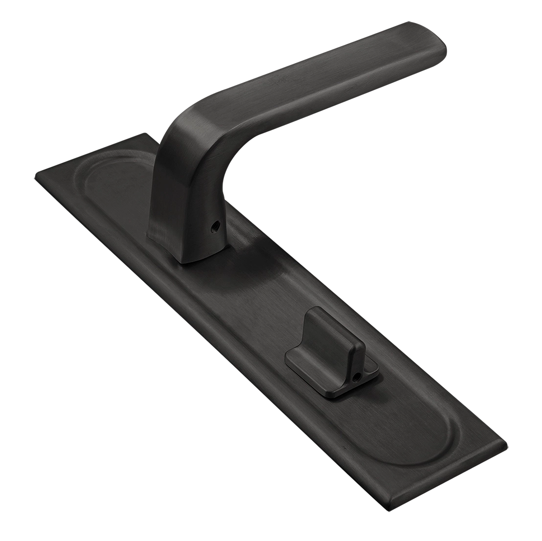 Ручка дверная THE BUS STATION PLS WC SST на планке под сантехническую завертку, цвет Летняя гроза/Summer Storm фото купить Уральск