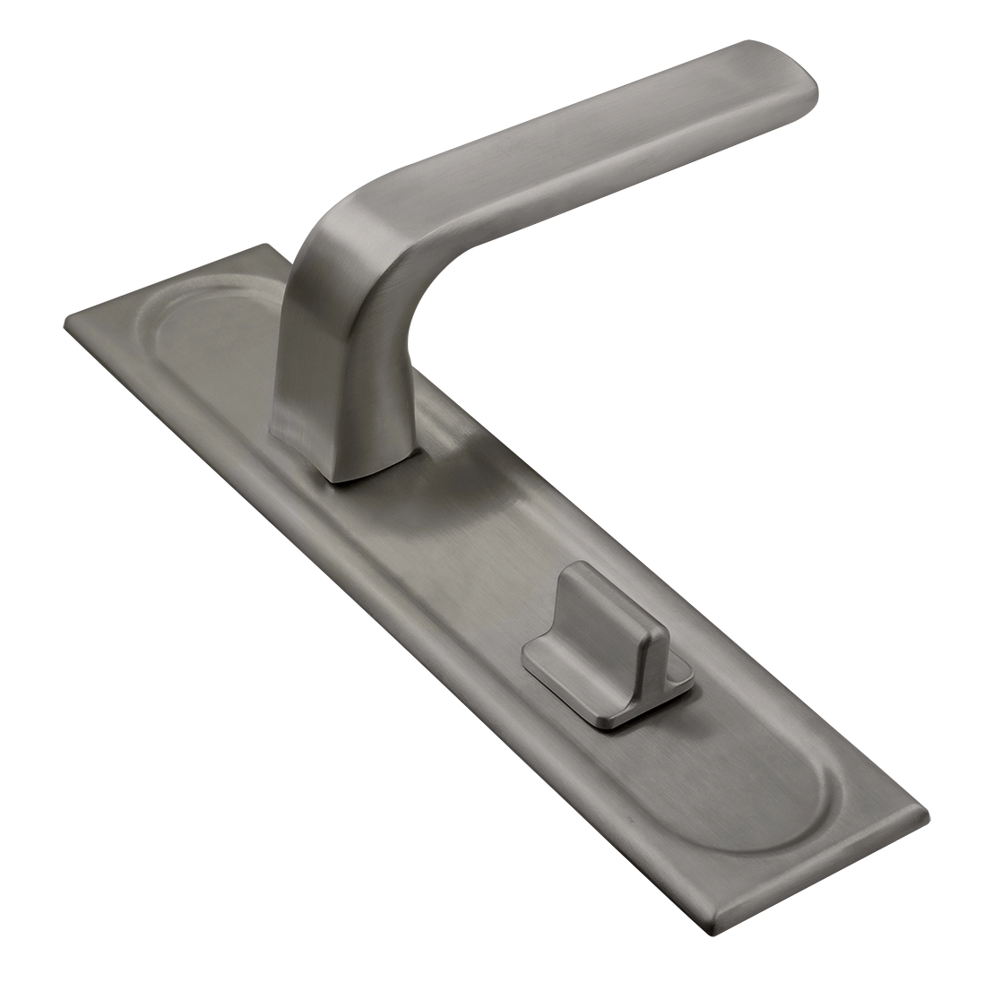 Ручка дверная THE BUS STATION PLS WC WF на планке под сантехническую завертку, цвет Зимняя стужа/Winter Frost фото купить Уральск