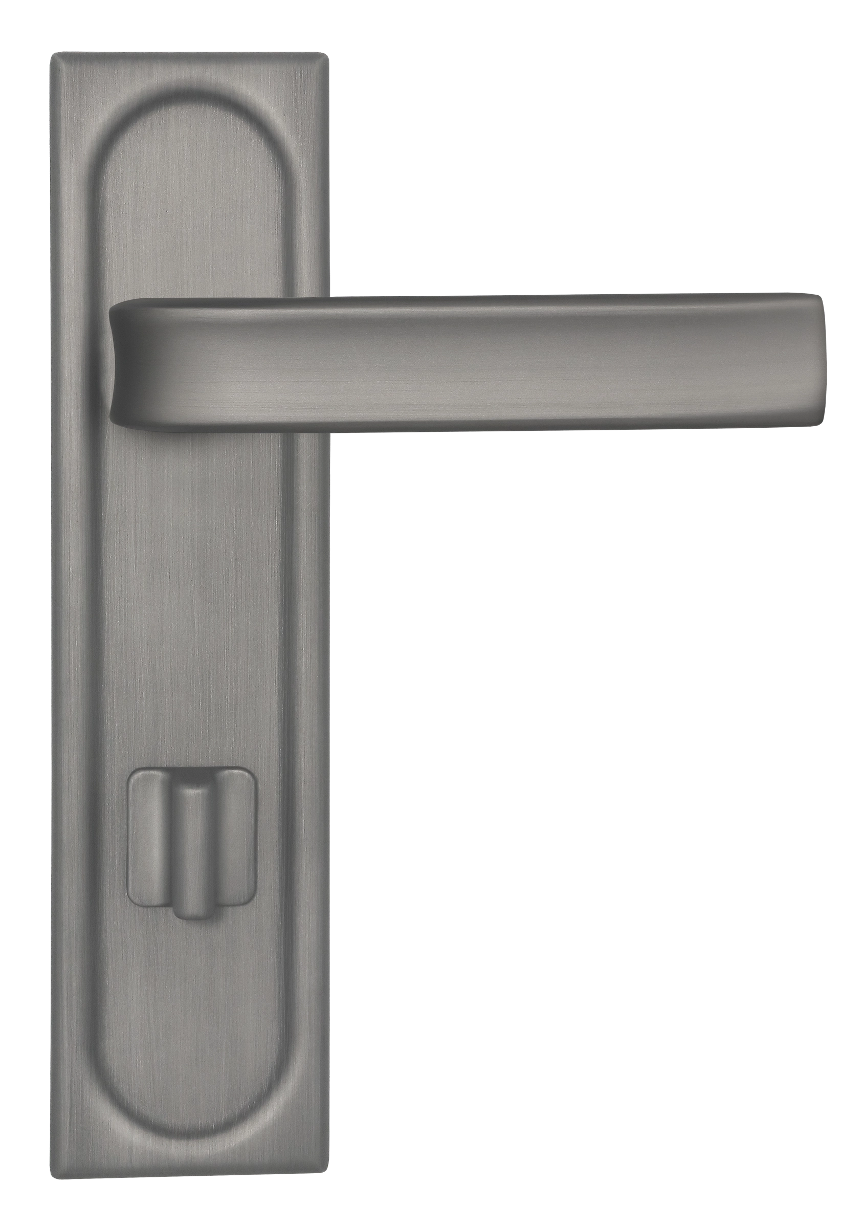 Ручка дверная THE BUS STATION PLS WC WF на планке под сантехническую завертку, цвет Зимняя стужа/Winter Frost фото купить в Уральске