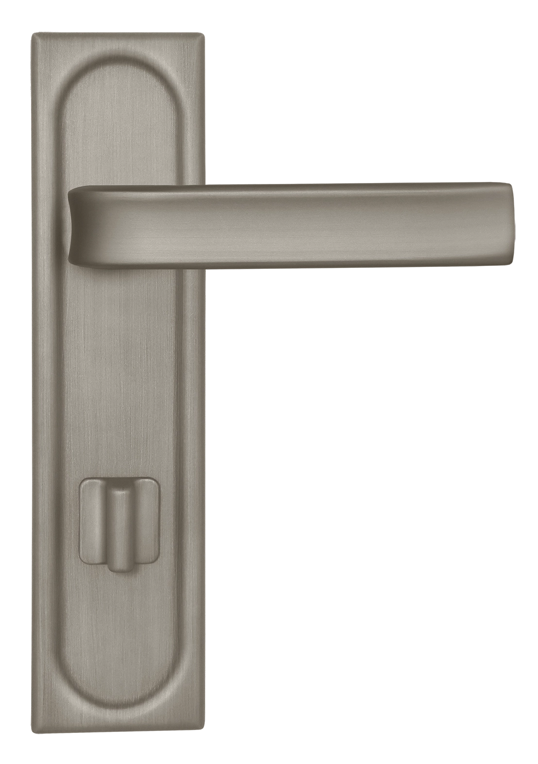 Ручка дверная THE BUS STATION PLS WC SMI на планке под сантехническую завертку, цвет Весенняя дымка/Spring Mist фото купить в Уральске