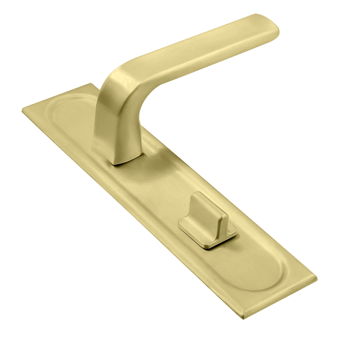 Ручка дверная THE BUS STATION PLS WC AH на планке под сантехническую завертку, цвет Осенний мёд/Autumn Honey фото купить Уральск