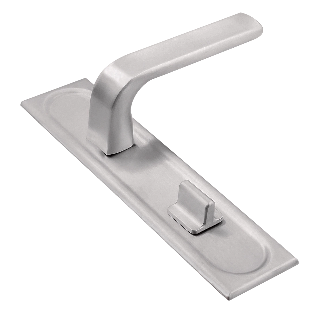 Ручка дверная THE BUS STATION PLS WC SSW на планке под сантехническую завертку, цвет Стокгольмский снегопад/Stockholm Snowfall фото купить Уральск