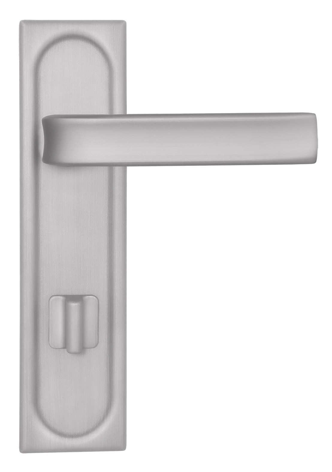 Ручка дверная THE BUS STATION PLS WC SSW на планке под сантехническую завертку, цвет Стокгольмский снегопад/Stockholm Snowfall фото купить в Уральске