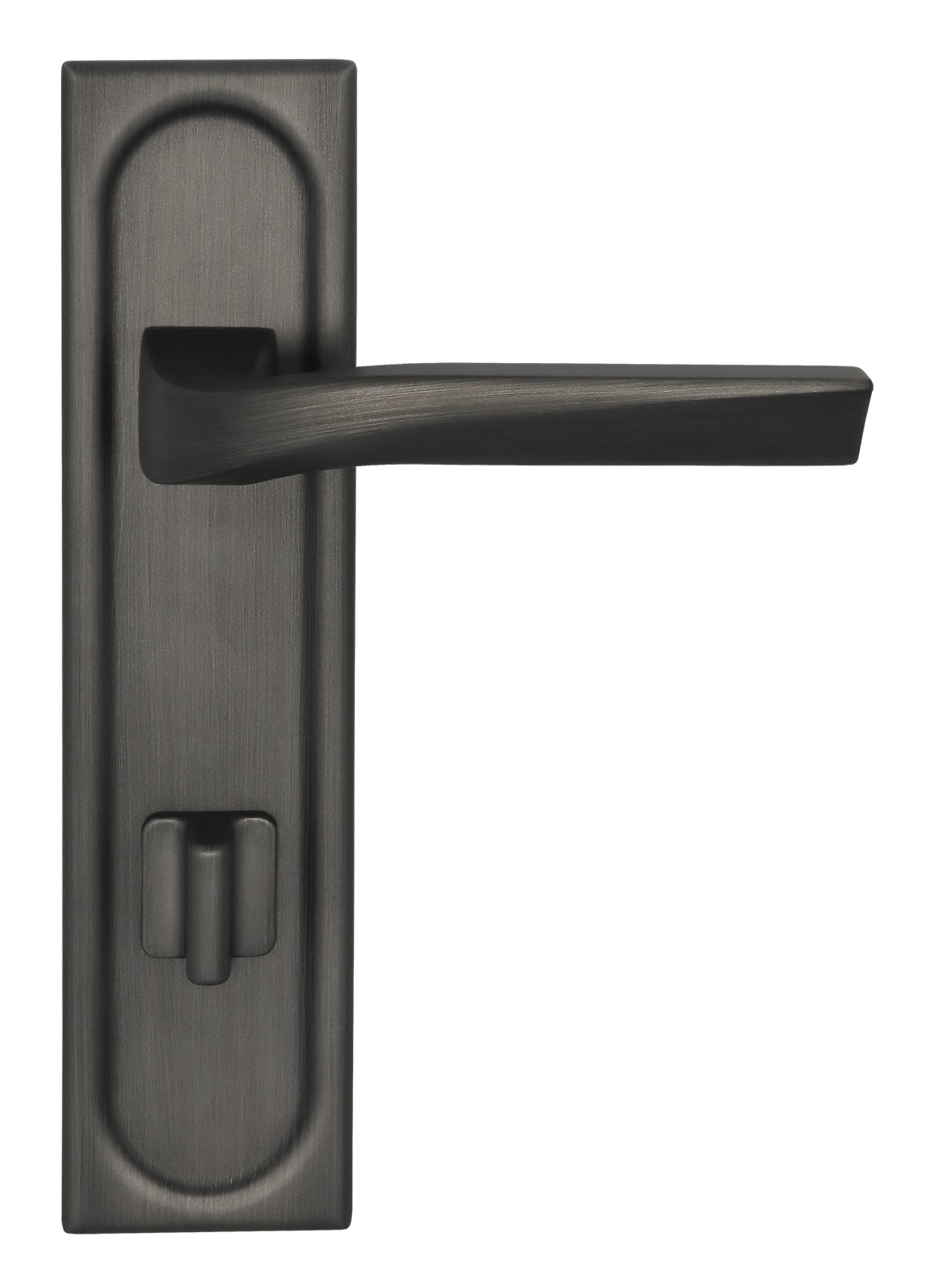 Ручка дверная WD CONCERT HALL PLS WC SST на планке под сантехническую завертку, цвет Летняя гроза/Summer Storm фото фурнитура Уральск