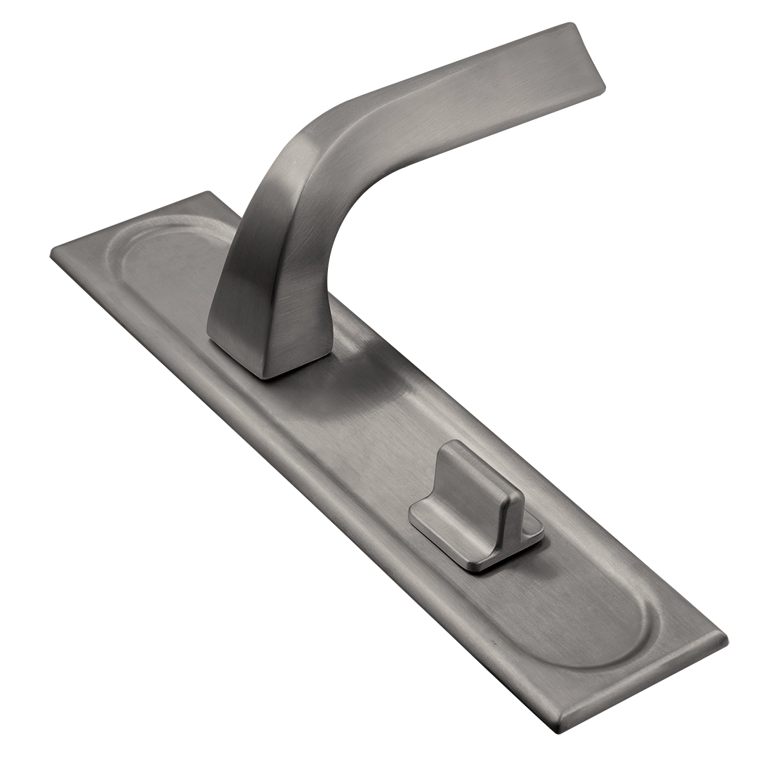 Ручка дверная WD CONCERT HALL PLS WC WF на планке под сантехническую завертку, цвет Зимняя стужа/Winter Frost фото купить Уральск