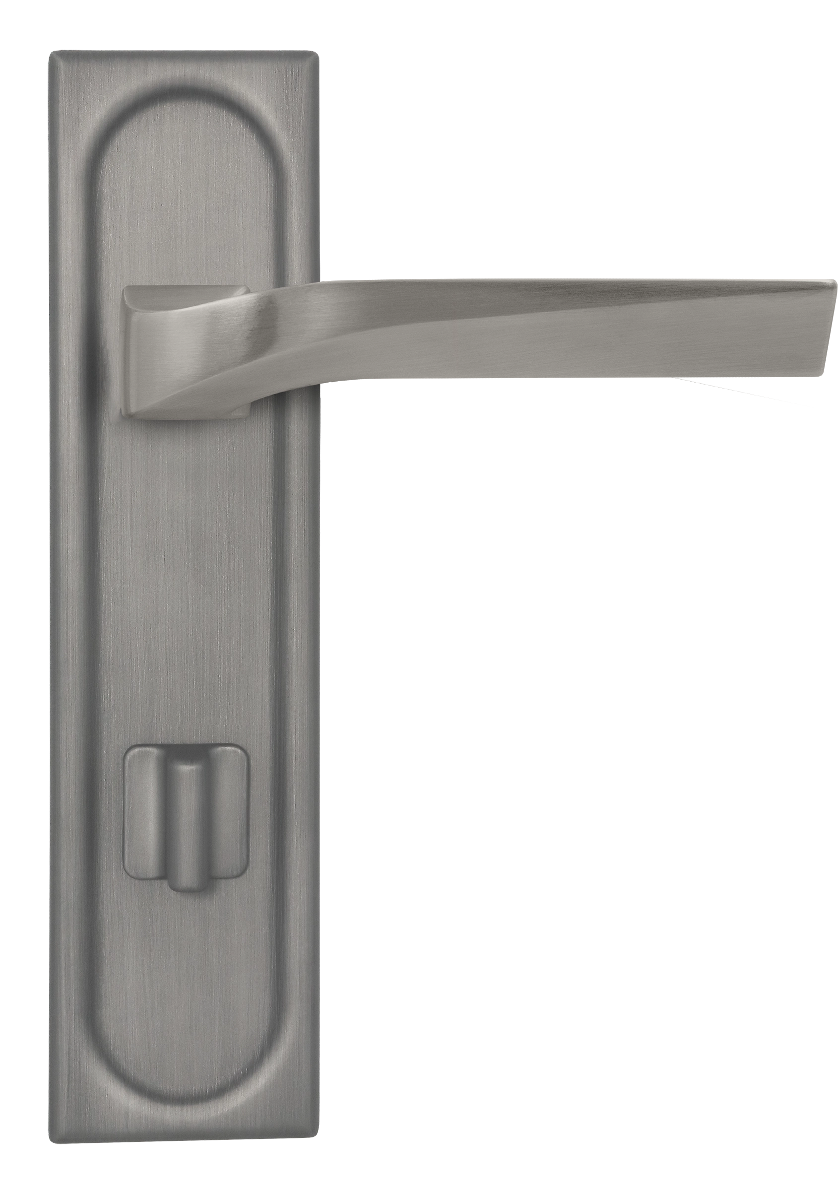 Ручка дверная WD CONCERT HALL PLS WC WF на планке под сантехническую завертку, цвет Зимняя стужа/Winter Frost фото купить в Уральске