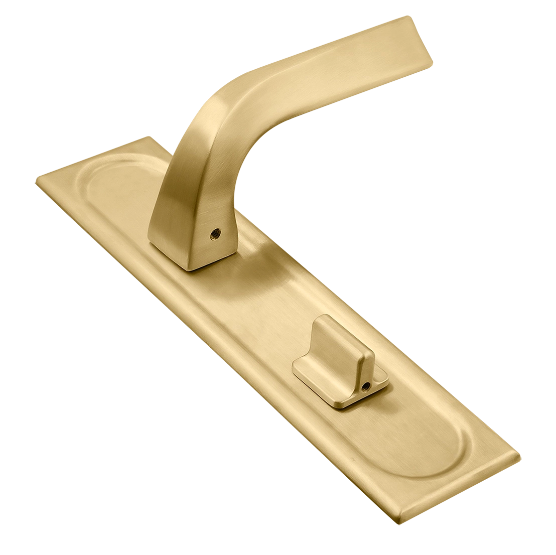 Ручка дверная WD CONCERT HALL PLS WC AH на планке под сантехническую завертку, цвет Осенний мёд/Autumn Honey фото купить Уральск