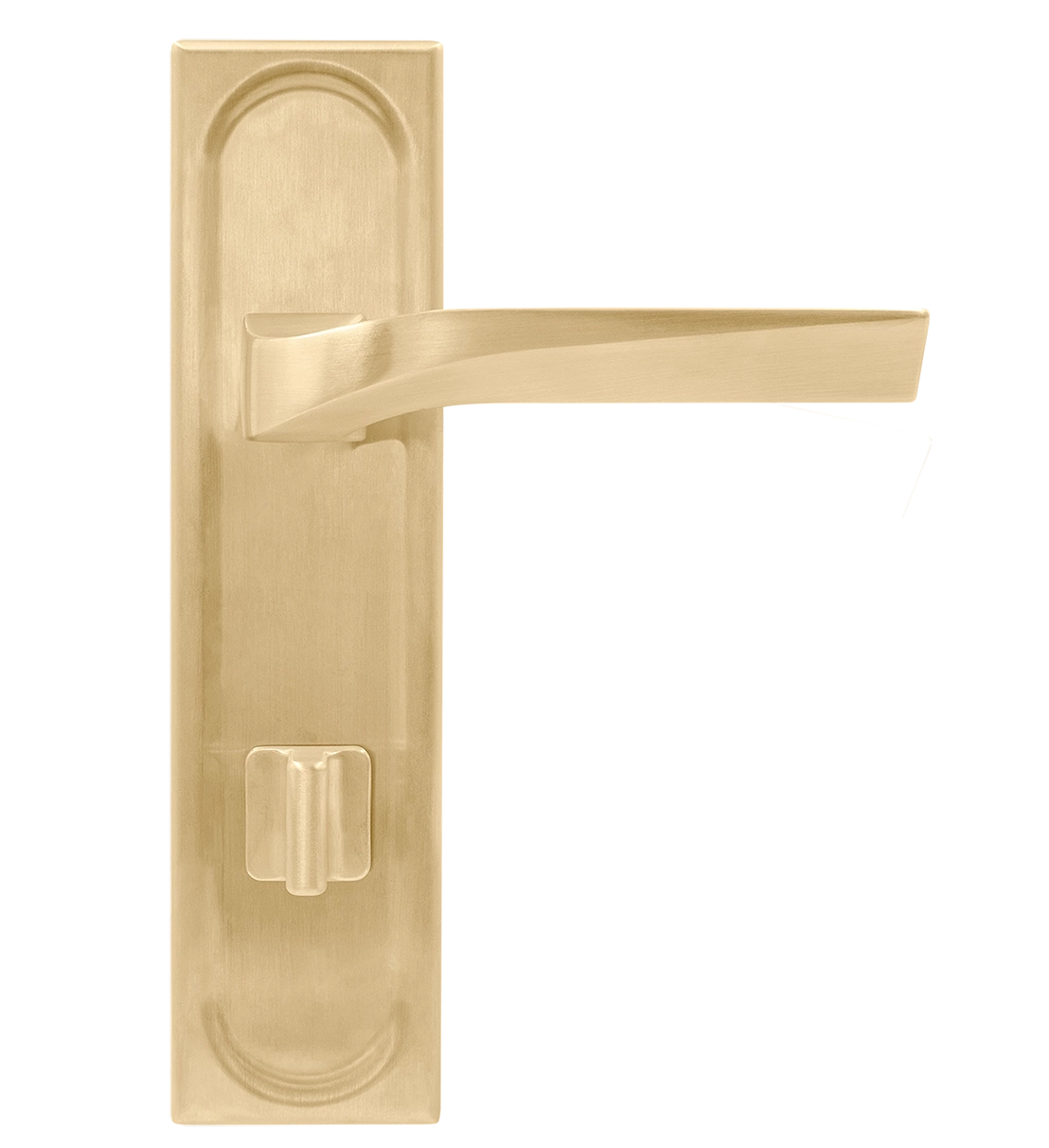 Ручка дверная WD CONCERT HALL PLS WC AH на планке под сантехническую завертку, цвет Осенний мёд/Autumn Honey фото купить в Уральске