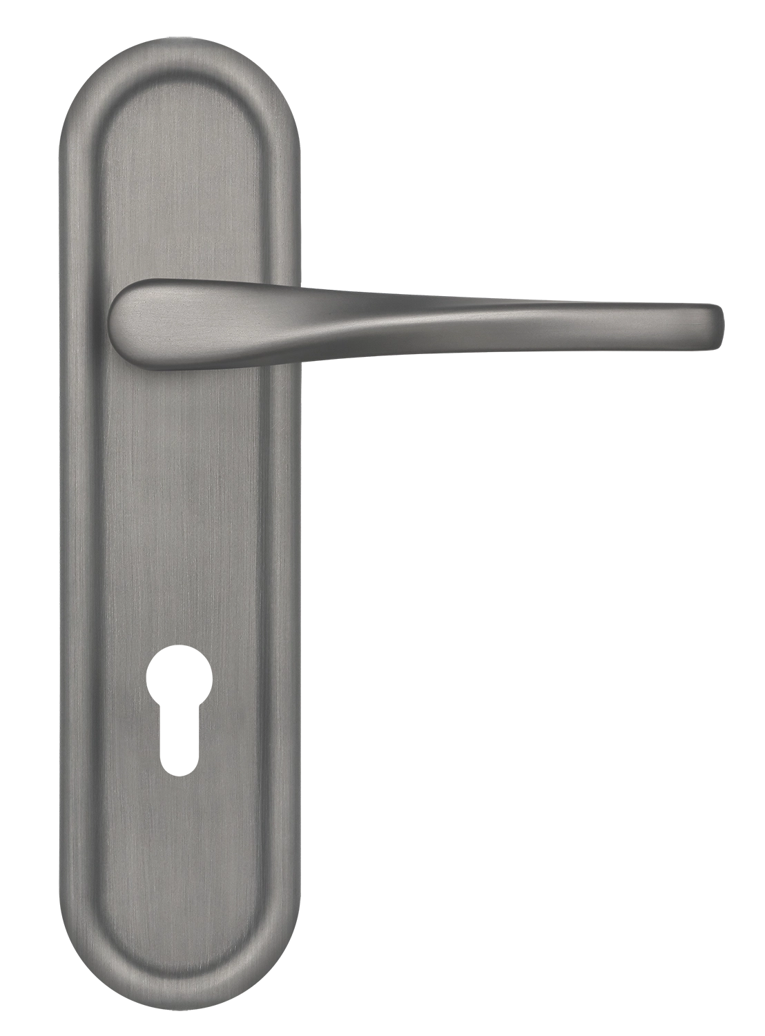 Ручка дверная THE OLYMPICS PLR KH WF на планке под ключевой цилиндр, цвет Зимняя стужа/Winter Frost фото купить Уральск