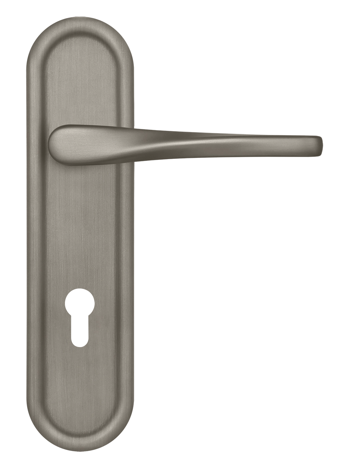 Ручка дверная THE OLYMPICS PLR KH SMI на планке под ключевой цилиндр, цвет Весенняя дымка/Spring Mist фото купить Уральск