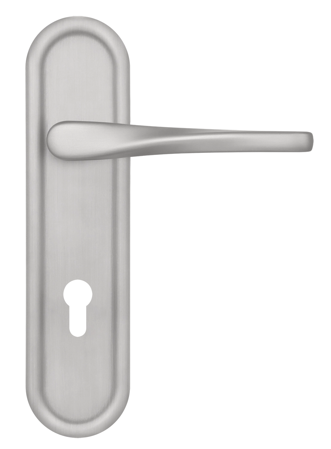 Ручка дверная THE OLYMPICS PLR KH SSW на планке под ключевой цилиндр, цвет Стокгольмский снегопад/Stockholm Snowfall фото купить Уральск