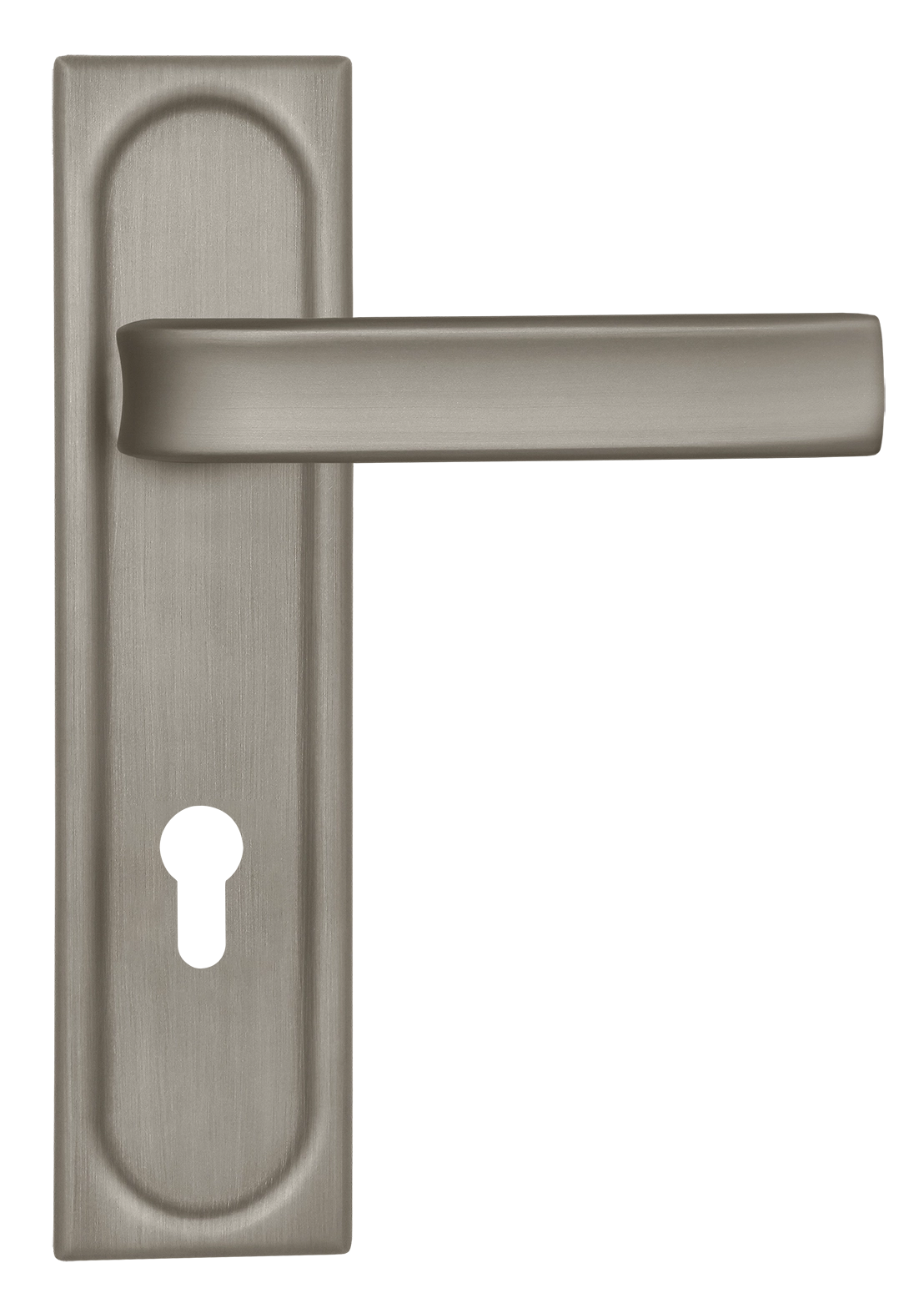 Ручка дверная THE BUS STATION PLS KH SMI на планке под ключевой цилиндр