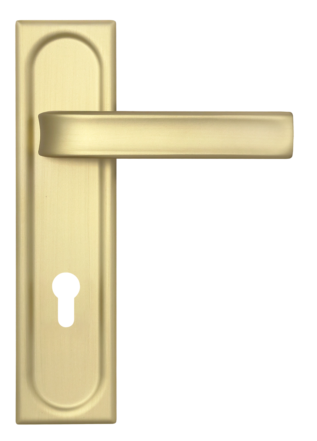 Ручка дверная THE BUS STATION PLS KH AH на планке под ключевой цилиндр, цвет Весенняя дымка/Spring Mist фото купить Уральск