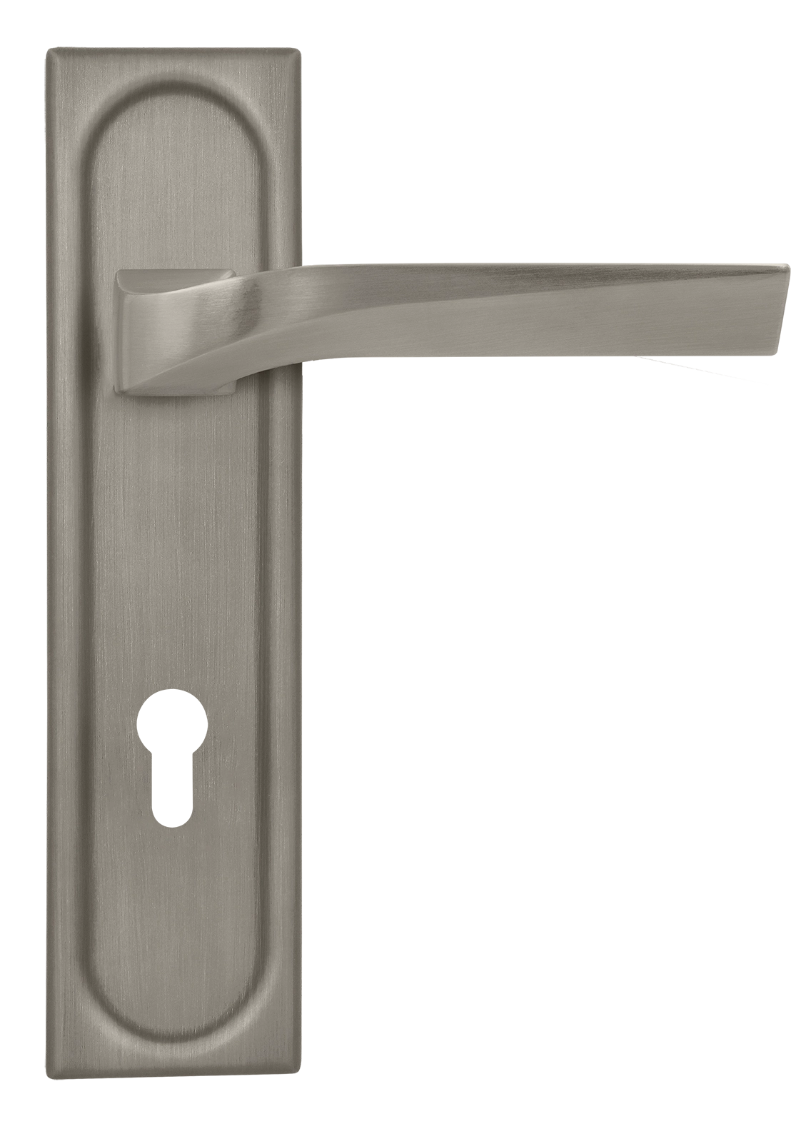 Ручка дверная WD CONCERT HALL PLS KH SMI на планке под ключевой цилиндр, цвет Весенняя дымка/Spring Mist фото купить Уральск