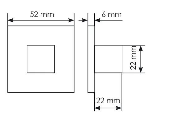 Комплект дверных ручек MH-54-S6 BL с заверткой MH-WC-S6 BL + замок M1895 BL, цвет черный фото дверная фурнитура Уральск