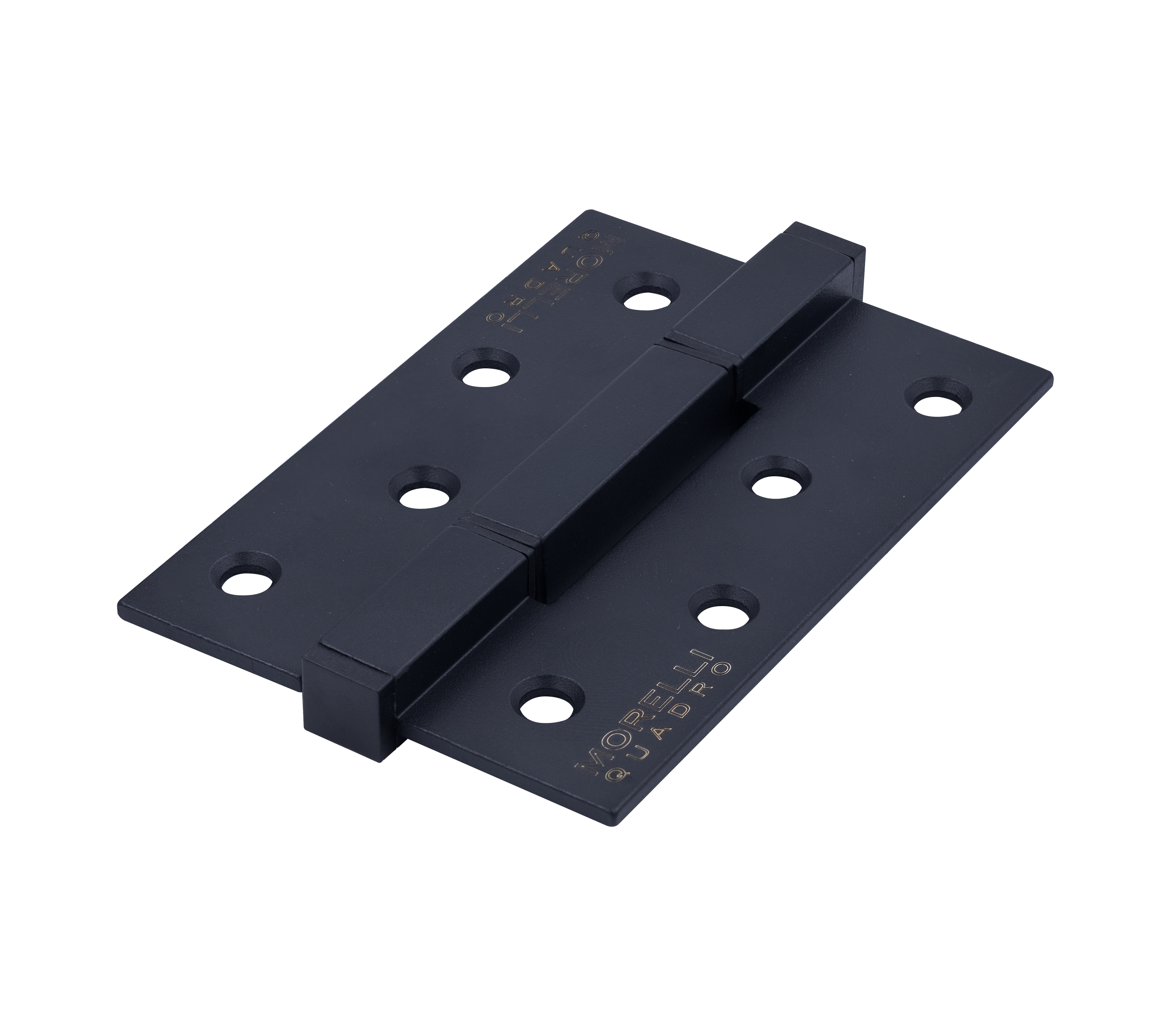 Петля алюминиевая QUADRO-2 BL без врезки на квадратной оси, цвет черный фото купить Уральск
