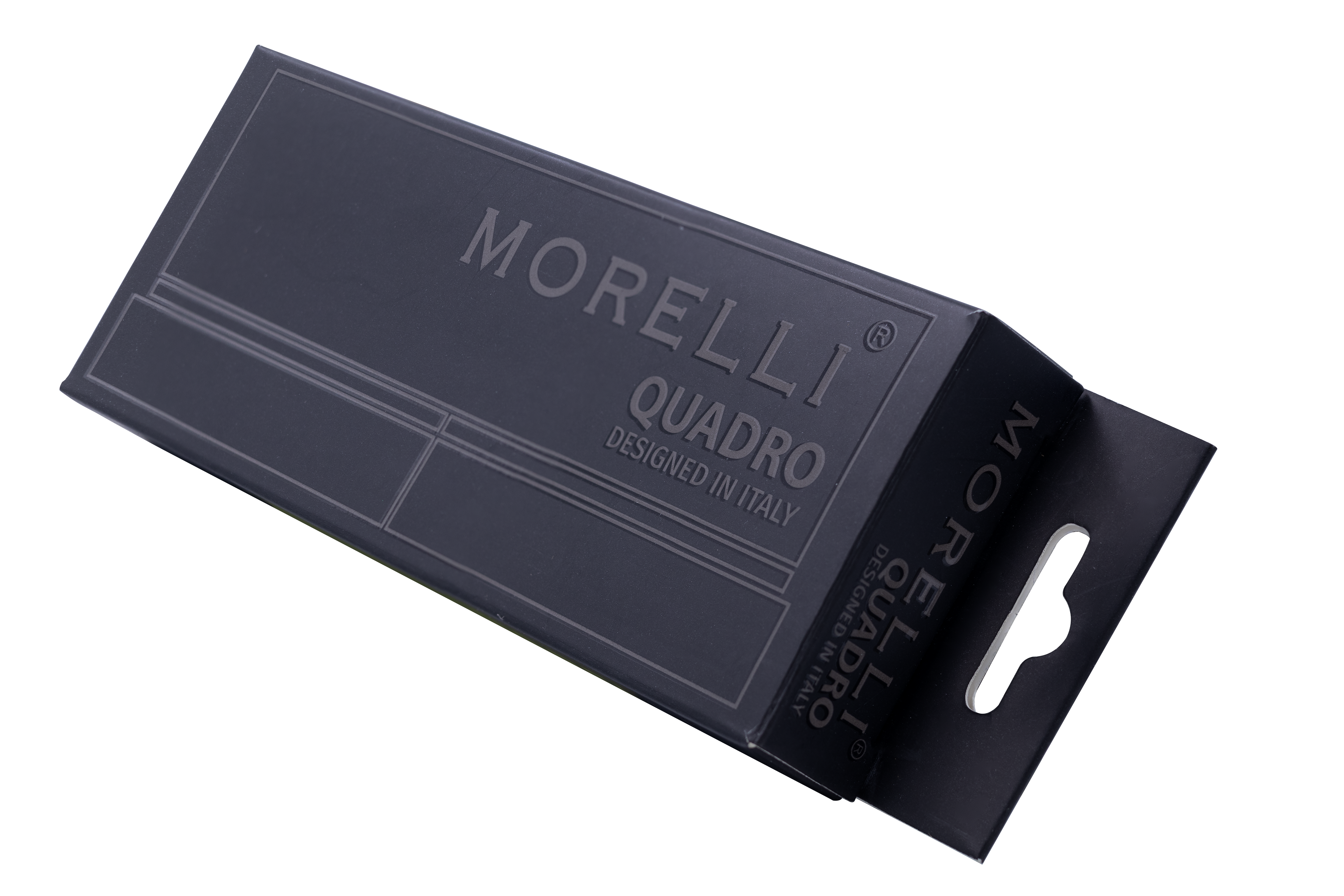 Петля алюминиевая QUADRO-2 BL без врезки на квадратной оси, цвет черный фото morelli Уральск